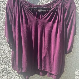 Velvet by Graham & Spencer Deep Purple Blouse